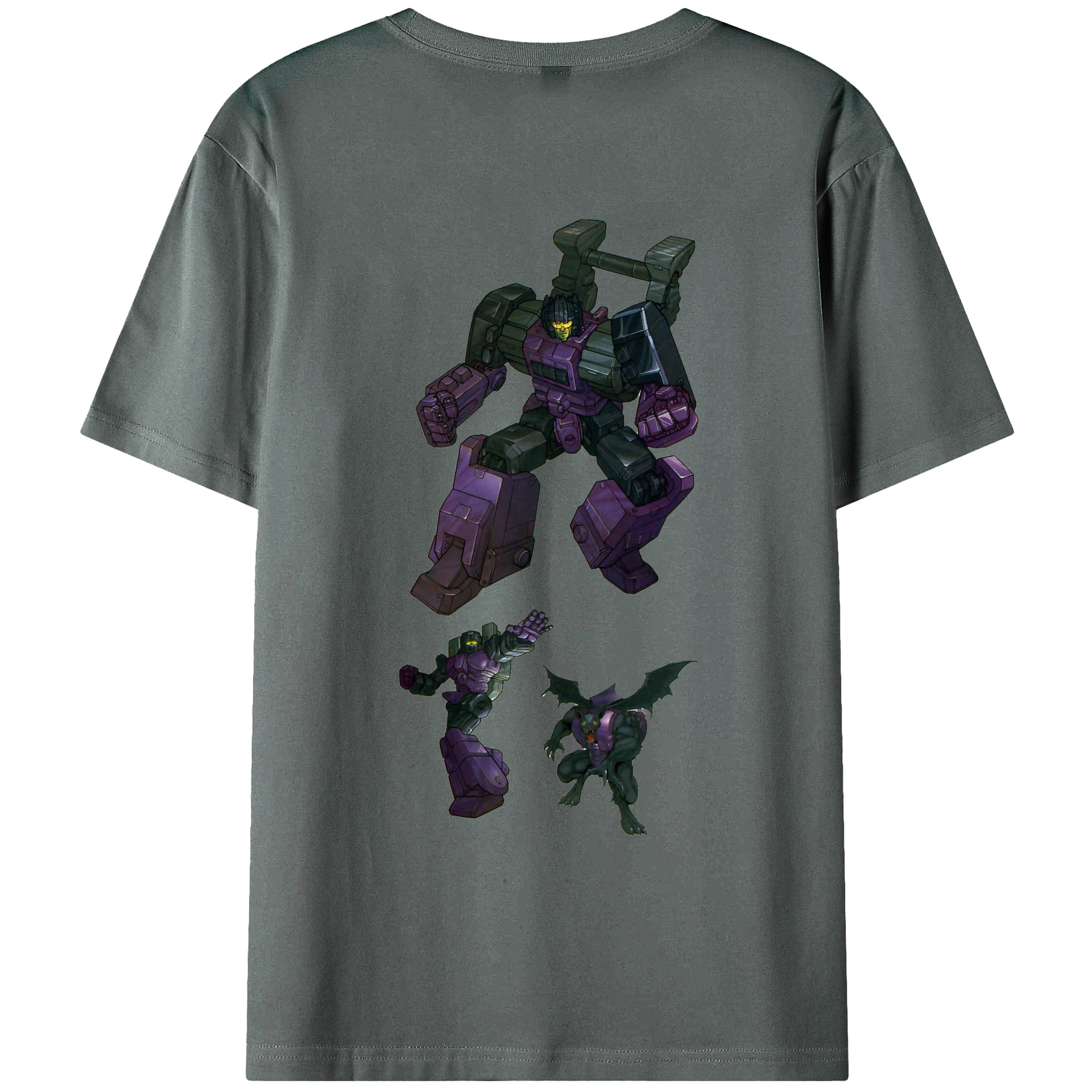（画像用）  綿100％ メンズ半袖Tシャツ（バックプリント） 通気性